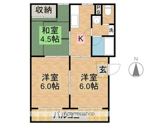 コーポマルイ【3階】の間取り