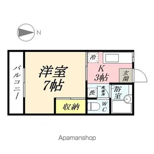 サンコーポ西古松【2階】の間取り