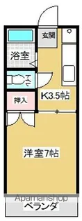 チェリーハイム【2階】の間取り