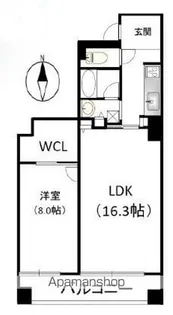 ブラービ南船場【6階】の間取り