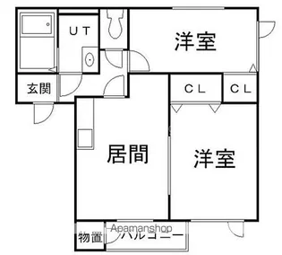 ノース季実の里Ⅴ【2階】の間取り