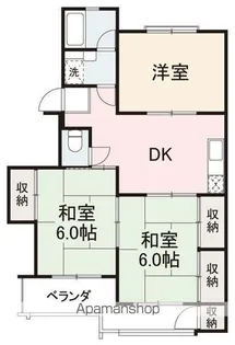 ヴィラ栗林【1階】の間取り
