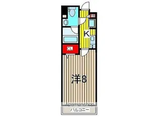 アルファコート蕨3【9階】の間取り