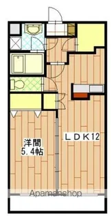 アンソレイユIII【105号室】の間取り
