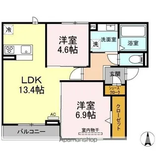 グラン【2階】の間取り