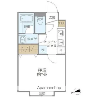 AS CABINS【2階】の間取り