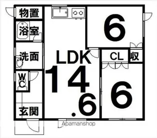北海道帯広市西九条南39丁目【一戸建】の間取り
