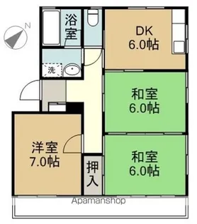 コスタ草薙【3階】の間取り