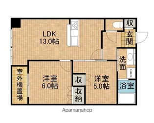 一条タワー【8階】の間取り