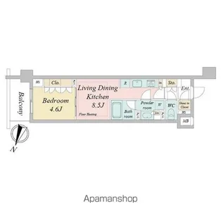 ドゥーエ早稲田【3階】の間取り