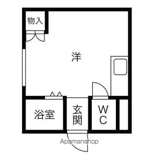 瀬比亜館南5条B棟【1階】の間取り