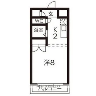 オークヒルズ円庄Ⅱ【3階】の間取り