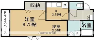 アステール5【105号室】の間取り