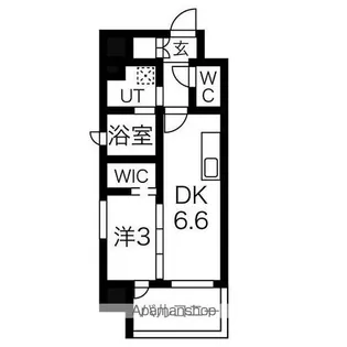 ISM平安通【7階】の間取り