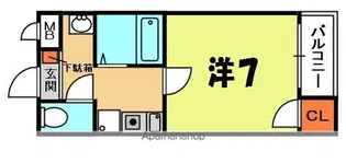 リヴィエールシャン香里園【2階】の間取り