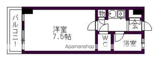 ハイネス四ツ谷【4階】の間取り