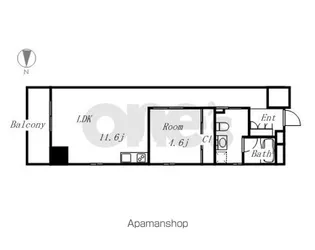 ザ・テラス丸の内【8階】の間取り