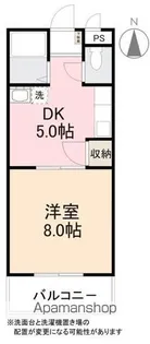 グリーンヒル第3【3階】の間取り