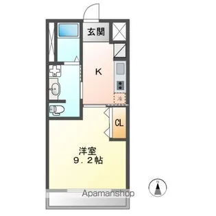 CASA EXCELSIORⅡ(カーサエクセルシオツー)【2階】の間取り