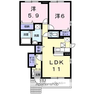 サンドリーム【1階】の間取り