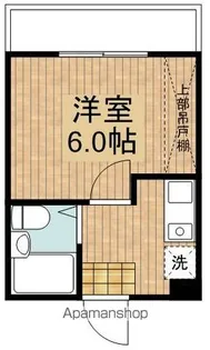 グランモア南大塚【202号室】の間取り