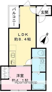仮称六本木ルガロ【301号室号室】の間取り