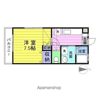 アーバニティ・サカエ【209号室】の間取り