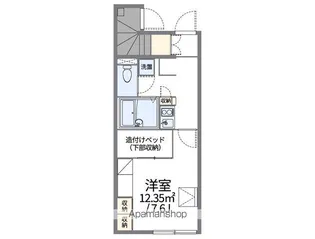 レオパレスパトナ久が原【1階】の間取り