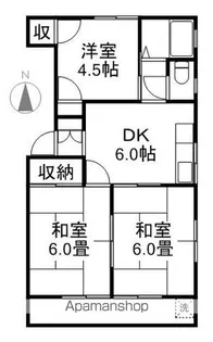 第1松本コーポ【2階】の間取り