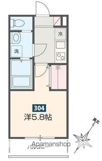 MELDIA新座【3階】の間取り