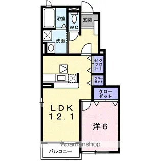 インノバーレⅤ【1階】の間取り