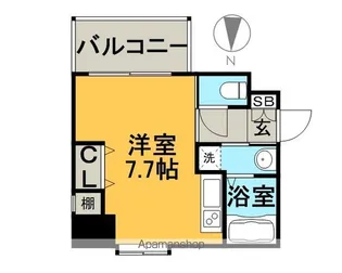 ラフォーレ西公園【8階】の間取り