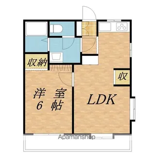 メゾン・ドール【101号室】の間取り