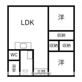 リアライズ木曽川【8階】の間取り