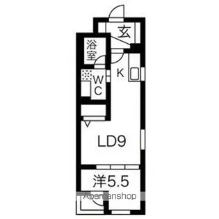コンフォート盛岡【1階】の間取り