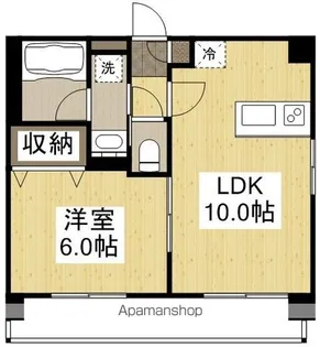 ミモザヒルズ南方【3階】の間取り