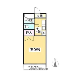 グレイスオダ【203号室】の間取り