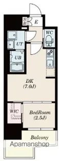 エスグランデ難波サウス(SOUTH)【13階】の間取り
