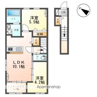 SK HOUSE【2階】の間取り