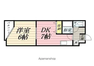 メイテラッセ中島丁【1階】の間取り