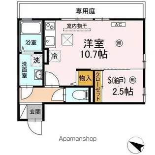 フォレスト・コート【103号室】の間取り