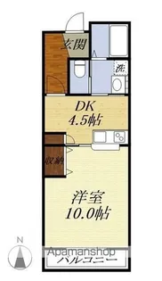 ベルアンジュール【2階】の間取り