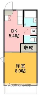 グリーンハイツ北浦【2階】の間取り