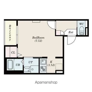 PATINA岩塚【303号室】の間取り