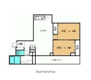 KKE【4階】の間取り