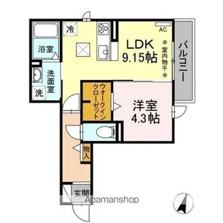 グランツラウムGT【1階】の間取り