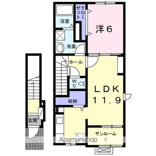 アマービレ【2階】の間取り