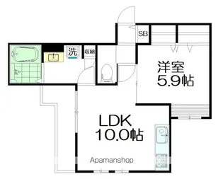 M’S WING(エムズウィング)【1階】の間取り