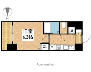 プレサンスSAKAE白川公園【603号室】の間取り