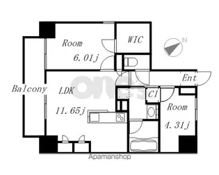 KAMIYA BLDG 東桜【8階】の間取り